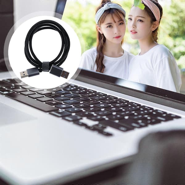USB 3.0-kabel USB han til han-kabel Dobbeltendet USB-ledning Datakabel til computer