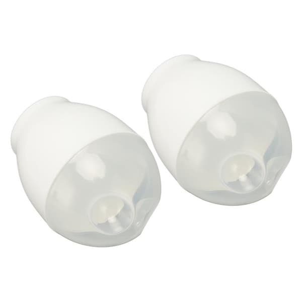 2st Microwave Egg Cooker Poacher ABS Portable Mini Quick Egg Cooking Cup for Kitchen Breakfast
