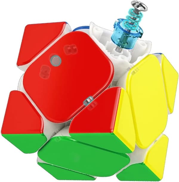 Puzzle Cube Brain Teaser Puzzle Stickerless M-versjon