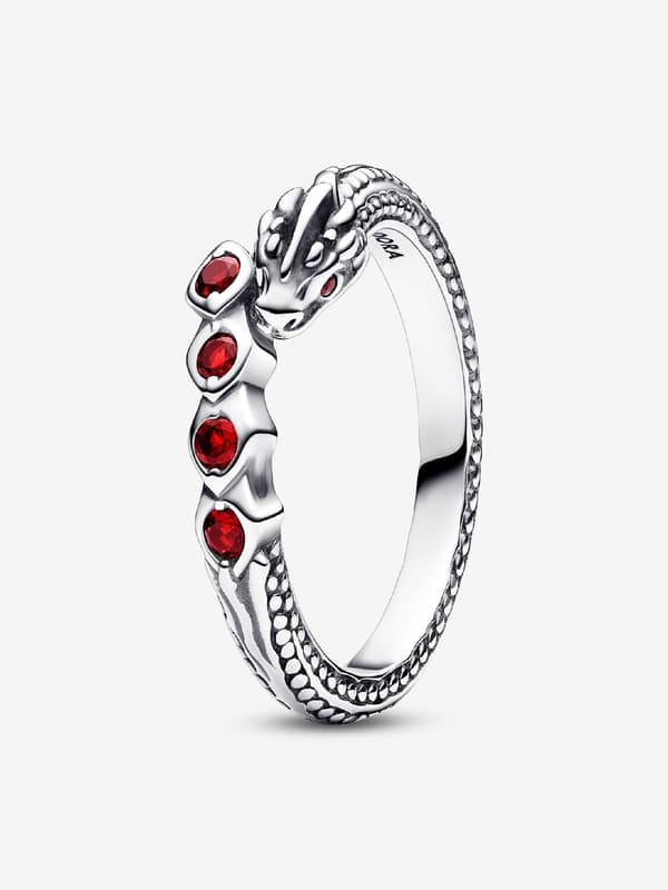 Pandora - Game of Thrones Drageglitrende Ring - Sterlingsølv Circumference: 58mm