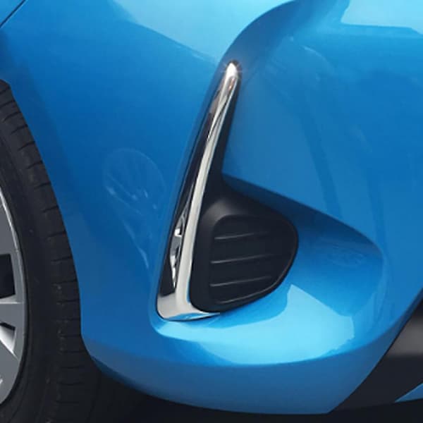 Krom tåkelysdekselstripe for Yaris Vitz 2017 2018 støtfanger tilbehør trim bilstyling