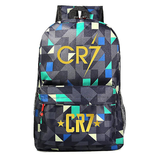 Cr7-reppu 18" kannettavan tietokoneen USB lataus, vedenpitävä yritysreppu koulureppu, matka teinien Mochila 2