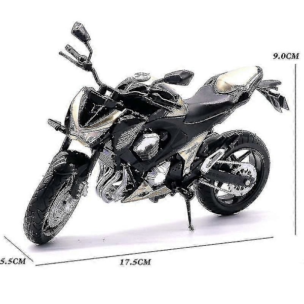 1:12 Kawasaki Z900 Alloy Valettu Valmistettu Moottoripyörämalli Leikkiauto Kokoelma Autopyörä Iskunvaimentimet Maastoauto Moottoripyörä Leikkiauto Bl Gold