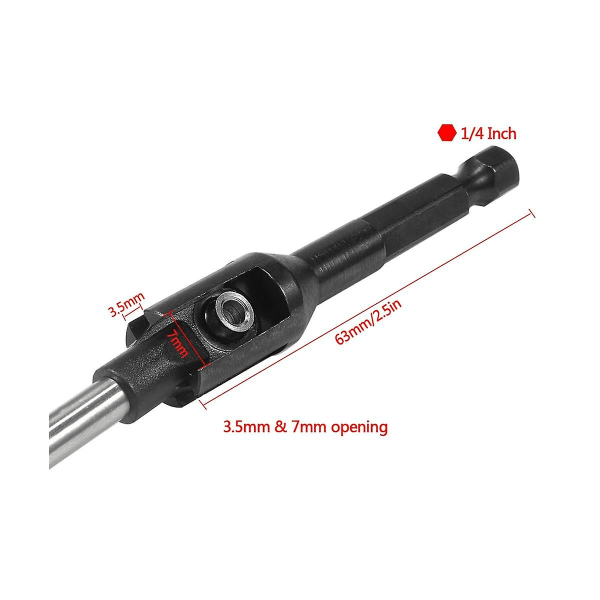 Hurtigmonteringsverktøy Kuleleddnøkkel med 1/4 tommer sekskanttilpasning 5347 stangender for Rc beltekoblinger Trx4 As Shown