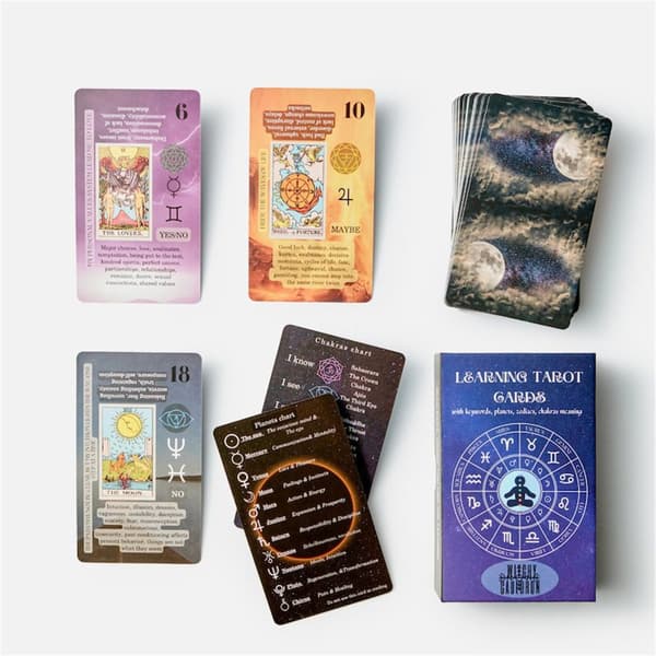 Tarot for Beginners, Tarot Cards with Meanings, Keyword Tarot Deck, Learn Tarot, Planet