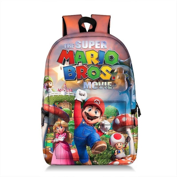 Super Mario Bros Rygsække Letvægts Software Mario Bros Printe Kvinder Skoletasker Piger Drenge Tegnefilm Rygsæk Laptop Mochila photo color8