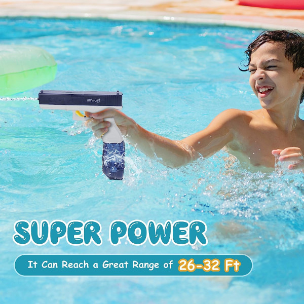 Elektriske vandpistoler til voksne børn, Super One-Touch automatisk vandpistol med 434CC + ​​58CC stor kapacitet