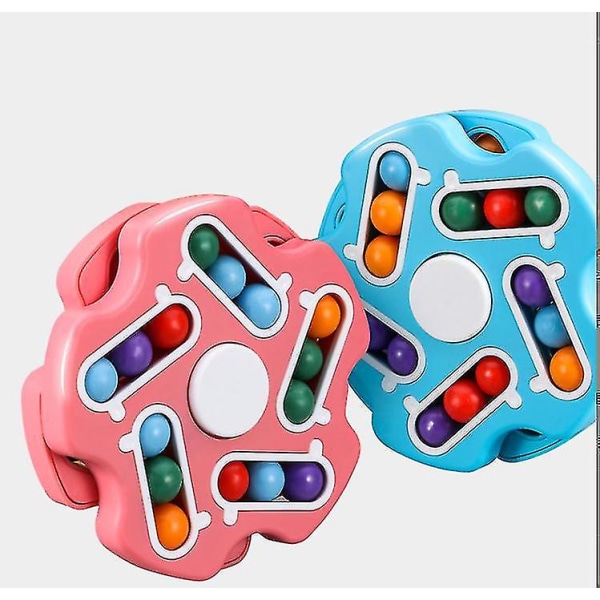 Dekompressionslegetøj Fingerspids Spinning Cube Bønner Intellektuel Roterende Magic Bean Legetøj Børneundervisningslegetøj Unzip Legetøj