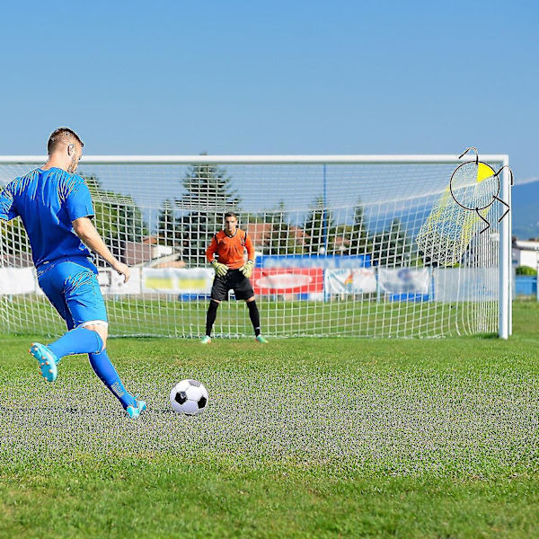 Top Bins -jalkapallomaalit, 1/2/3 kpl jalkapallomaaliverkko, ulkojalkapallon heittomaali potkutarkkuusharjoitteluun, helppo kiinnittää ja irrottaa 2*yellow