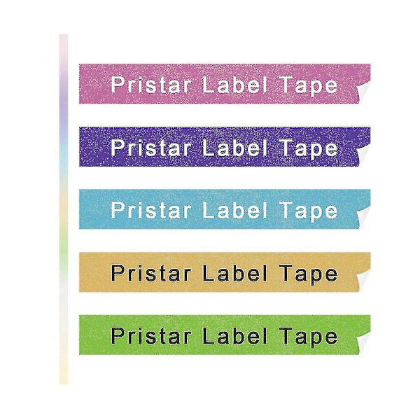 5 stk Tape Til D1 12mm 0,47 Tommer Tape Til Maker Labelmanager 160 280 360d 420p