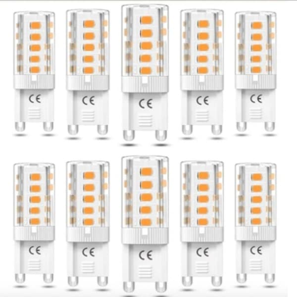 G9 LED-lampor 5W - Varmvitt - 10-pack 92
