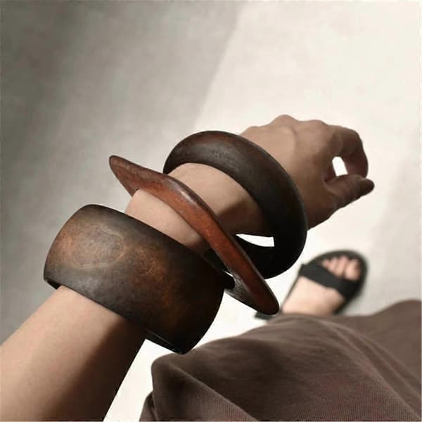 Antikt Träarmband