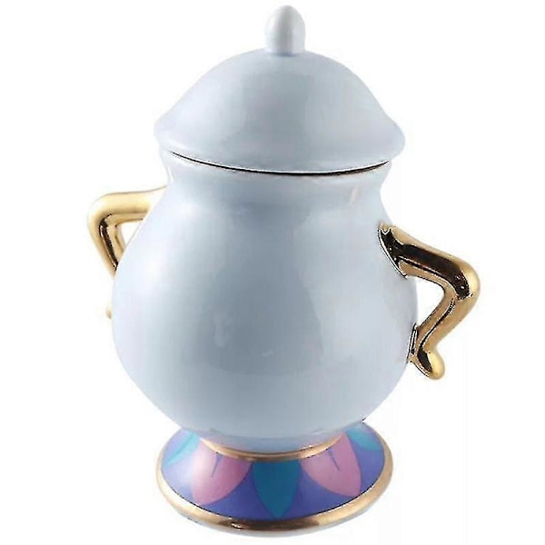 Sarjakuva Kaunotar ja Hirviö Teekannu Muki Teeastiasto Syntymäpäivälahja Lumia Candlestick