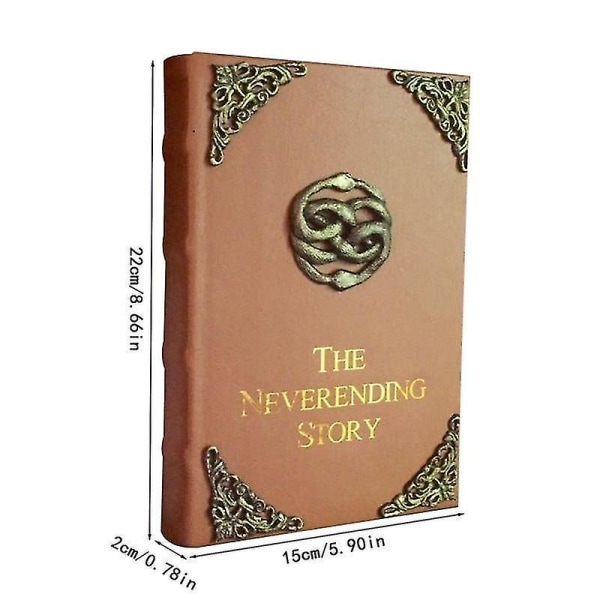Classic The Neverending Story Book perustuu vuoden 1984 elokuvareproduction keräilykirjoihin Retro Herkkä romaani lapsille Lahja aikuisille