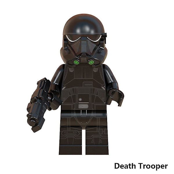 8 st/set Star Wars Minifigur Byggklossar Actionfigurer Leksaker För Barnpresenter