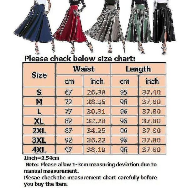 Dam Swing Long Kjol Plisserade Holiday Maxi Kjolar Ruched Olive Green M