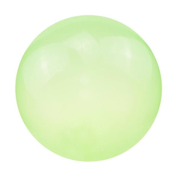 Bubble Ball Lelu lapsille Jättimäinen puhallettava vesi kuplapallo Ilmapallo Beach Ball Puutarhapallo ulkokäyttöön sisäleikkiin, pehmeät kumiset hyytelöpallot green S-1pcs