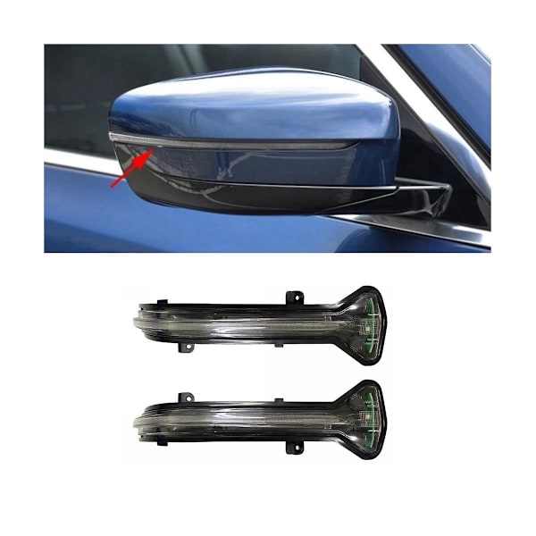 Auton sivupeilin vilkkuvalo 51167414649 51167414650 3 4 5 6 7 8 sarjaan G30 G31 G