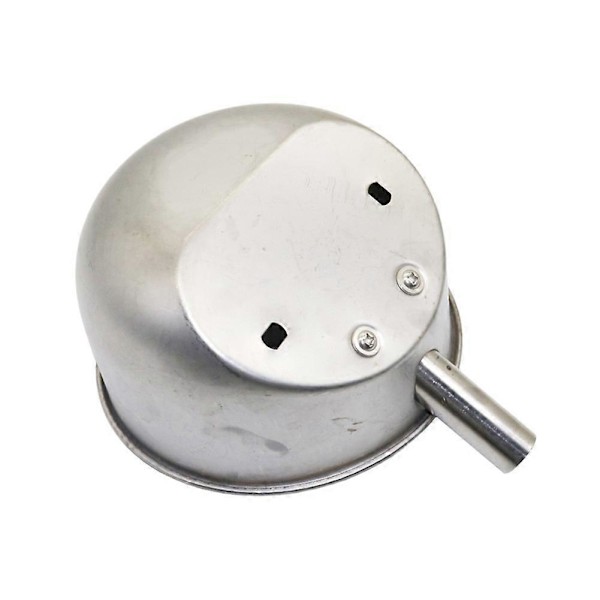 Svine drikkevandsskål drikkevandstank smågrise automatiske drikkefontæner svinefoderudstyr-21cm Silver