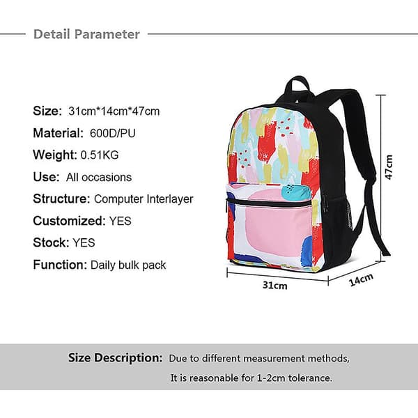 3 stk. Sæt Super Sonic Rygsække Messenger Tasker Penalhus Skuldertaske Only Backpack