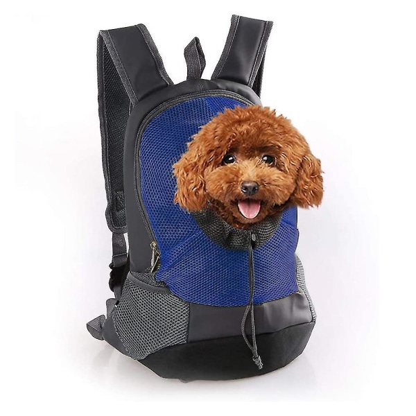 Pet Carrier Ryggsäck, Hund Katt Front Pack med Andningsbar