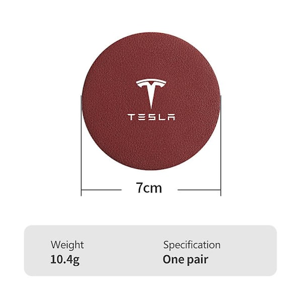 Bil Vannkopp Flaskeholder Anti-Slip Pad For Tesla Model 3 Y S X 2021 Roadster Cybertruck Juguete| |