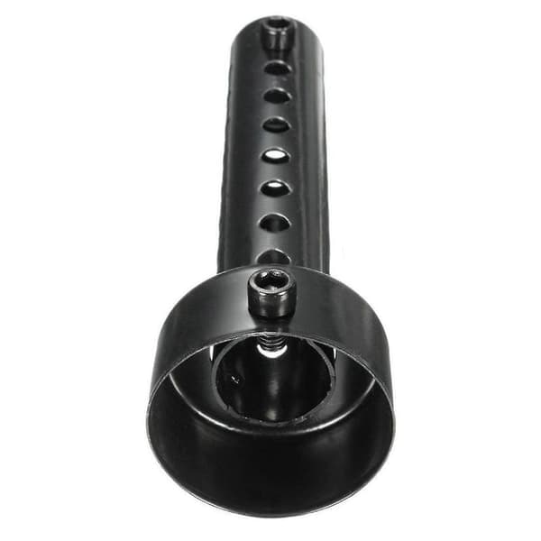2x Universal Motorcykel Udstødningsrør Lyddæmper Db Killer Silencer 48mm Sort