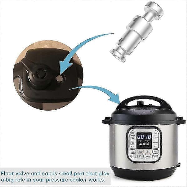 Flottörventilbyte för Instant Pot med 10 silikonpackningar kompatibla med Duo 3 6 Qt-modeller