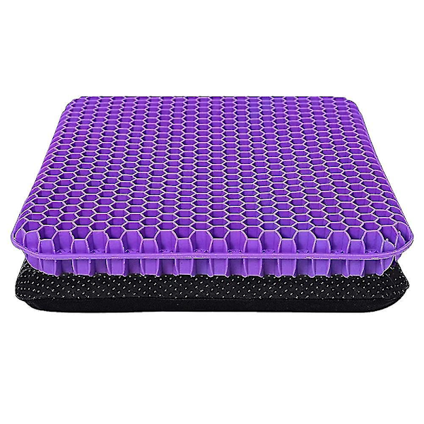 Extra-stor Gelkudde Andningsbar Honeycomb Relief Äggkudde Hemmakontorsstol Bilar Rullstol (