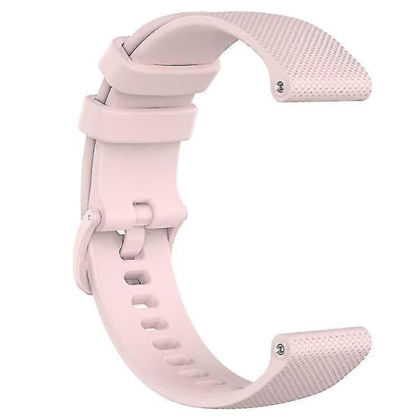 18 mm silikonrem med rutenett for GarminActive S MultiColor