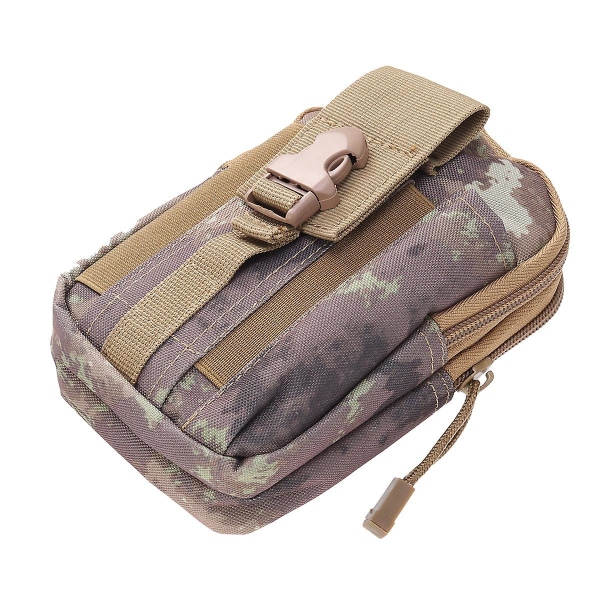 Tactical Waist Pack Hand Carry Retkeilyvyölaukku Reppu Outdoor Bumbag Puhelinlaukku (khaki)