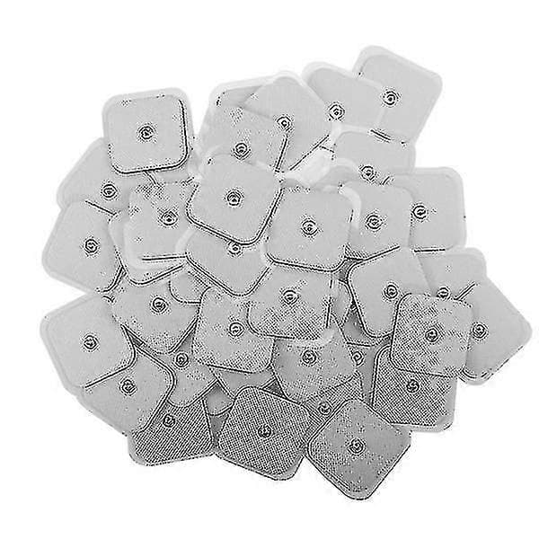 50 stk. Fysioterapi Elektrode Pads, Massage Pads, 3,5 Nøgleplaster, til Fysioterapi Instrument