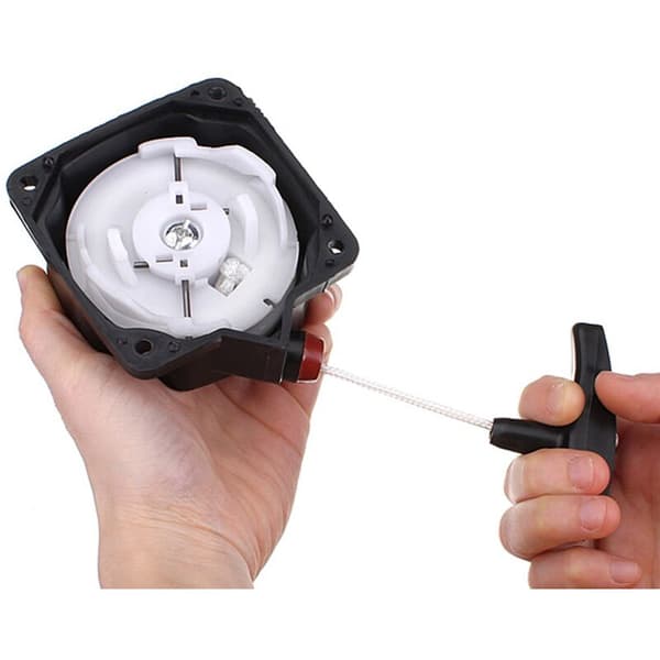 Startmotor för röjsåg Startande gräsklippare Black
