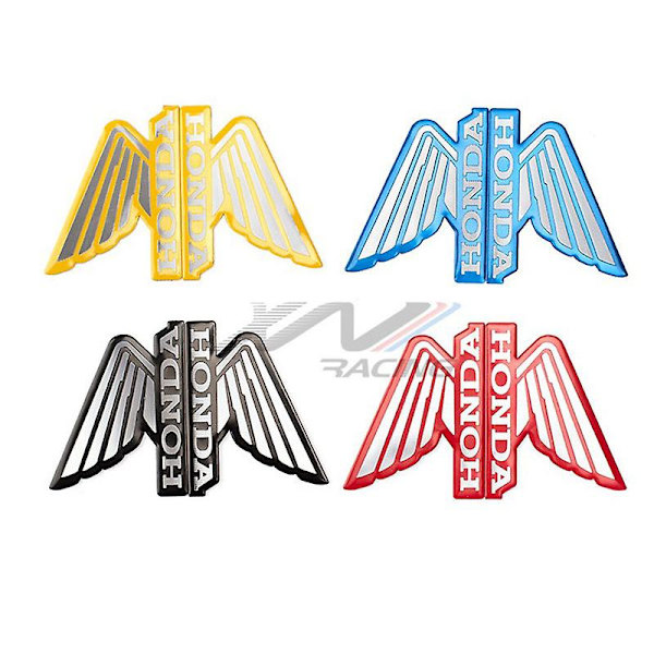 4 färg metall motorcykel dekal Tillbehör för Honda Pcx125 Pcx150 Cbr600rr Cb1000r Cb650f Vfr1200 Universal Moto Sticker Delar| | Blue