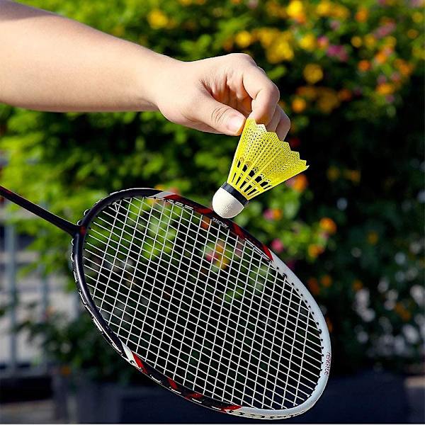 Badmintonbolde Nylon Fjerbold Plastik Badmintonbolde Til Indendørs Og Udendørs Sport