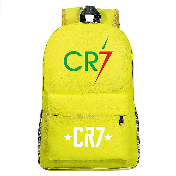 Cr7 Cristiano Ronaldo -reppu pojille ja tytöille - sarjakuva lasten koulukirjalaukku, jossa on suuri tilavuus, matkareppu ja olkalaukku 7