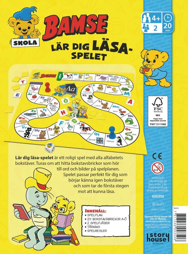 Bamse Lär Dig Läsa-spelet 2 4