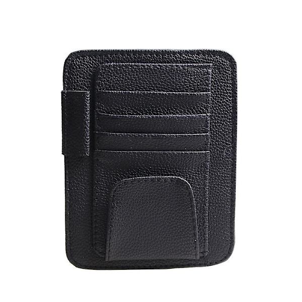 Auton aurinkovisiiri Organizer Monitaskuinen Auton sisustustarvikkeet Organizer Auton asiakirjojen säilytyspussi Kynäpidike - Säilytys Siivous Black