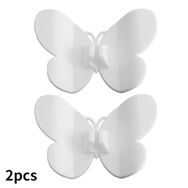 2kpl/ set Universal organizer Suloinen perhosen muotoinen kaapelikääre keittiökoneille White 2Pcs