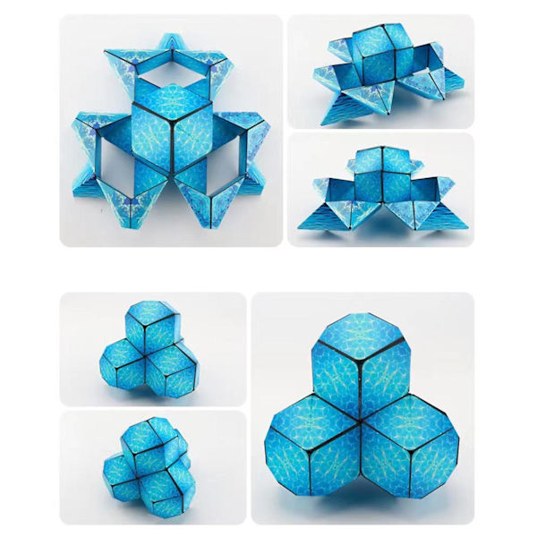 Fidget Magnet Cube: Unika mönster, premiumkvalitet, obegränsat roligt multicolor