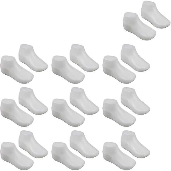 20x Baby Feet Display, Toddler Shoes Supports Stand Holder Mannequin Feet Baby Sock Display Shoe Tree Foot Models For Home Shoes, 10.5cm Subaoe