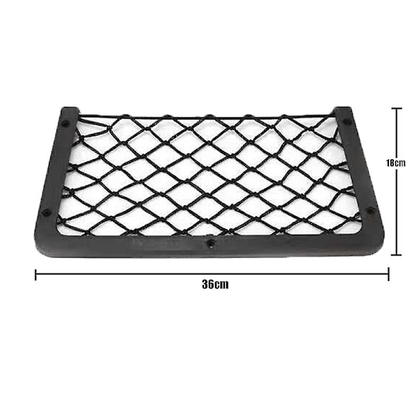 Bil Elastisk String Opbevaring Net Lomme Organizer Cargo Mesh Net Sæde Ryg Organizer Bil Caravan Båd Camping Auto Tilbehør| | 1
