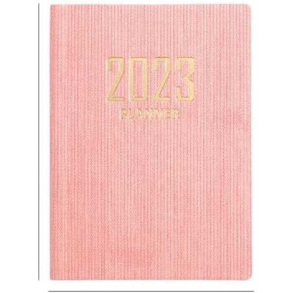 Notesbog Spiral Mini Notesbog 365 dages bærbar lomme Notesblok Daglig ugentlig dagsorden Planlægger Notesbøger Papirvarer Kontor Skoleartikler (Farve: Pink)