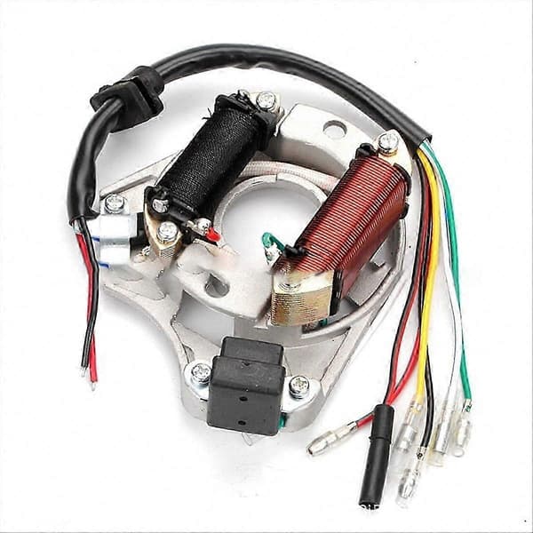 Direkte erstatning AC Stator 2 spole tændingsmagnetplade kompatibel med 50cc 70cc 90cc
