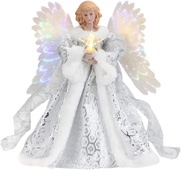Juleengel Topppynt, Klassisk Engelstatu Ornament