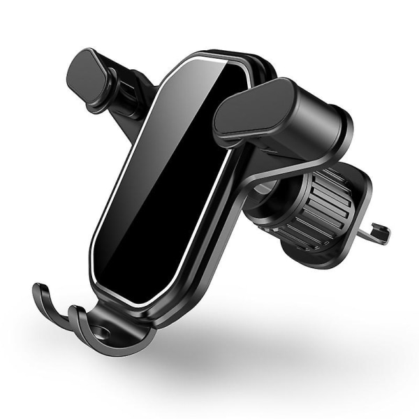 Universal autopuhelinteline Gravity Mobile Stand GPS-tuki auton tuuletusaukkoon iPhone 13 12 11 Pro Max Xr Xiaomi Samsung| | Mirror Black