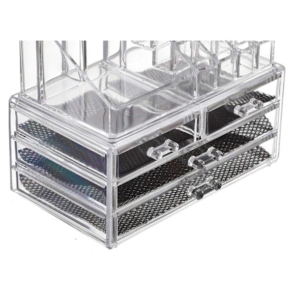 Makeup Opbevaring Make Up Organizer Kosmetisk Opbevaringsskuffe Akryl Gennemsigtig