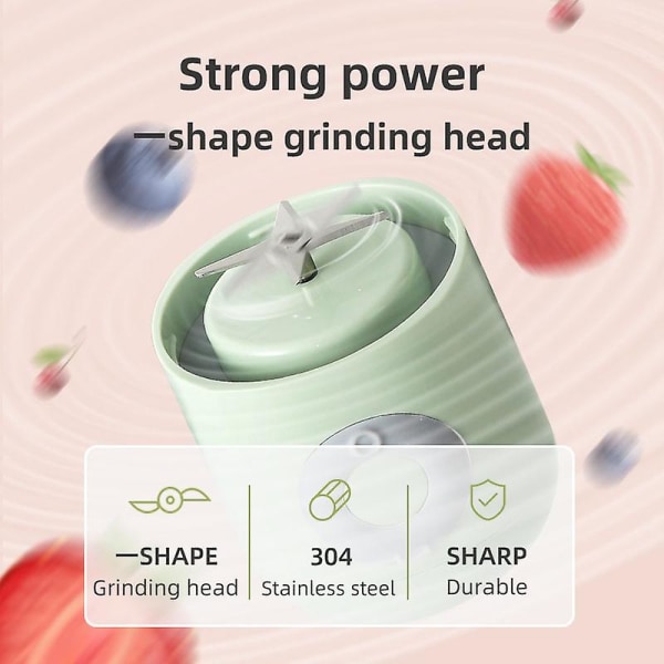 Orange Fresh Fruit Portable Blender Cup Squeezer Machine USB Uppladdningsbar Mini Elektrisk Automatisk Juicer Extraktor