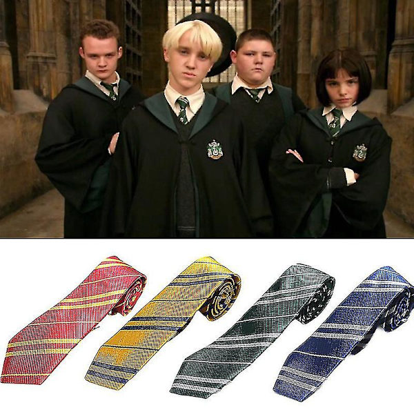 Harry Potter Cosplay Slips - Halloween, Jul, Maskeradkläder, Uniform Slips, Kostymtillbehör, Gryffindor, Hufflepuff, Ravenclaw, Slytherin, Maskeradkläder Blue