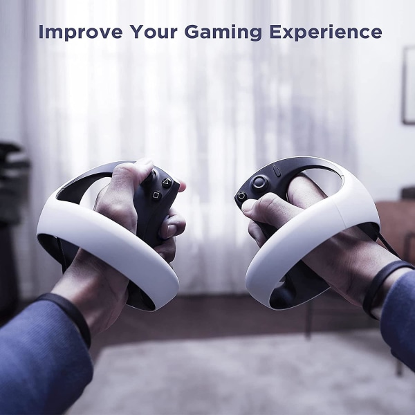 Ps Vr2 Game Controller Silikone Pads, 6 stk Silikone Beskyttende Pad til Gamepad Grip og nøgler, let at installere, præcist snit, anti-sved